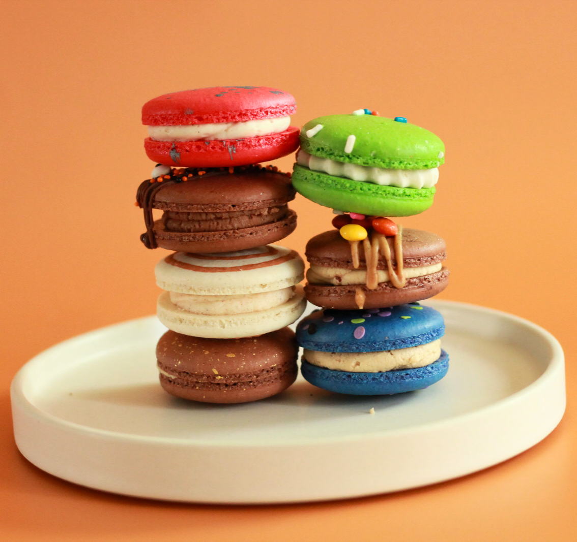 Little Crumby Bakeshop in Haverhill, Ma provides custom French Macarons for any all occassions or simply just because.